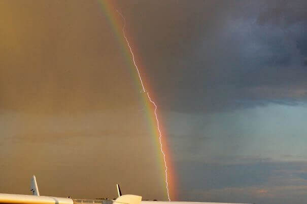 Rayos y arcoiris